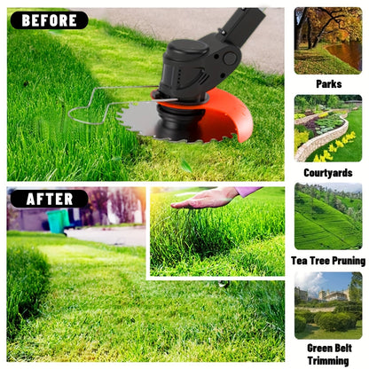 Cordless Electric Weed Wacker | Handheld Lawn Trimmer Garden Yard