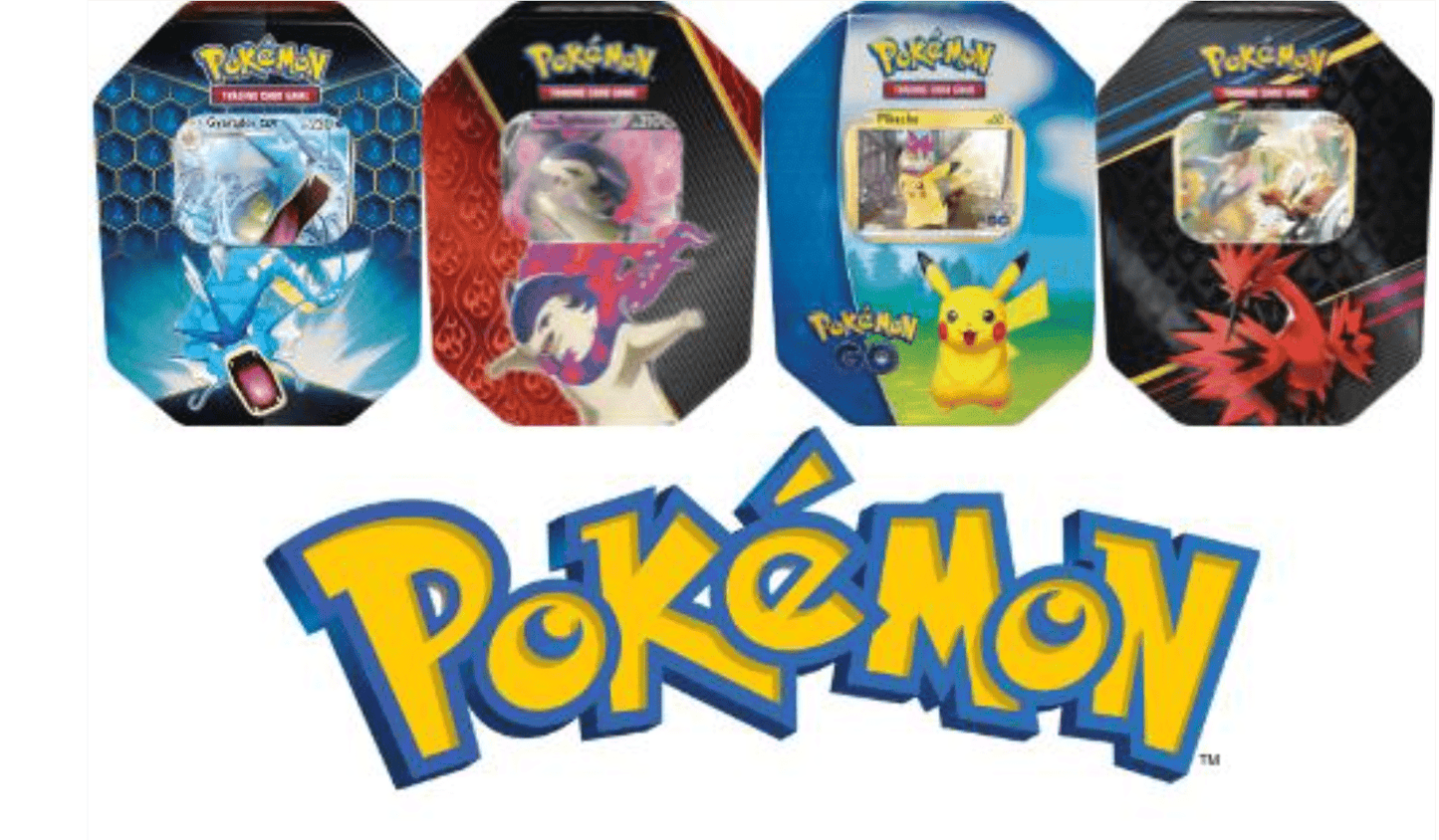 Trading Card Game 200-Card Assortment from Multiple Sets with Random-Design Collector Tin for Ages 6 and Up