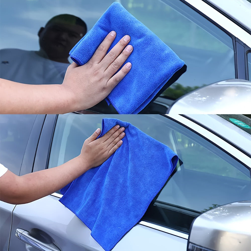 Microfiber Cleaning Cloths 50/60 Pack – Ultra-Soft Scratch-Free Towels for Car Detailing, Kitchen & Home, Quick-Dry Absorbent Lint-Free Rags, 5 Colors, 12"x12", Machine Washable