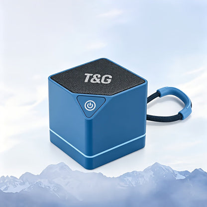 T&G TG659 Mini Bluetooth Speaker IPX4 Waterproof 3W Loud Sound Type-C Rechargeable Wireless Speaker for Pool Party Beach Camping Travel Compatible with Smartphones Tablets TV