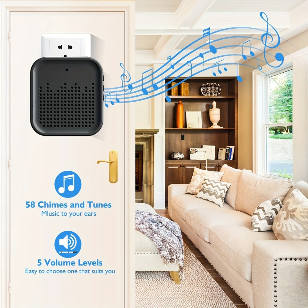 Video Doorbell Camera with Tuya App Marking, Night View, Two-Way Audio, Voice Changer and Single or Two-Pack Options