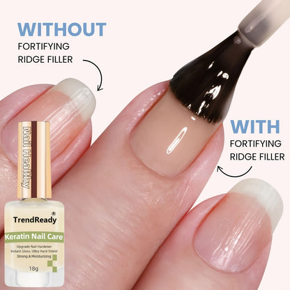 Colored Nail Hardener Set Pink White Yellow - Fast Drying 15ml Nail Strengthener for Weak Splitting Brittle