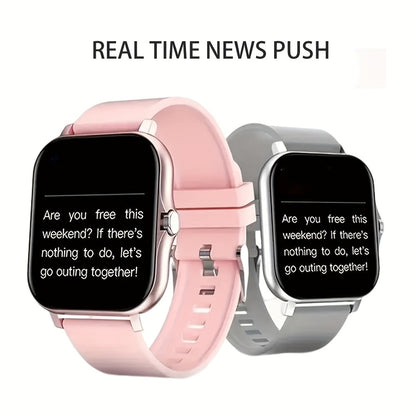 Smartwatch – Large Screen with HD Voice Calling, Unisex Bluetooth , Message Reminder, Multiple Sport Modes, Heart Rate Sleep Tracker…