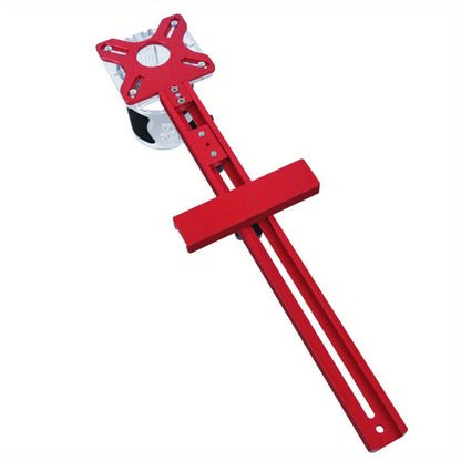 Four-in-One Aluminum Router Circle Cutting Jig in Metric with Base or Inch Configuration without Base