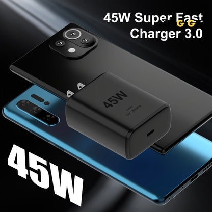45W Super Fast Charging Block 2-Pack – USB-C Type-C Wall Charger for Samsung Galaxy S23 S22 S21 S20 Ultra Note 20 10 & iPhone 16 15 Pro Pro Max Plus, Compact Power Adapter Duo