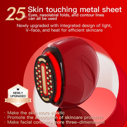 Handheld Beauty Device 3-in-1 Skincare Modes - USB Rechargeable Facial Care Tool with Color Light Therapy, Ergonomic Design, Multifunctional Face Massager for Home Skin Rejuvenation Anti-Aging