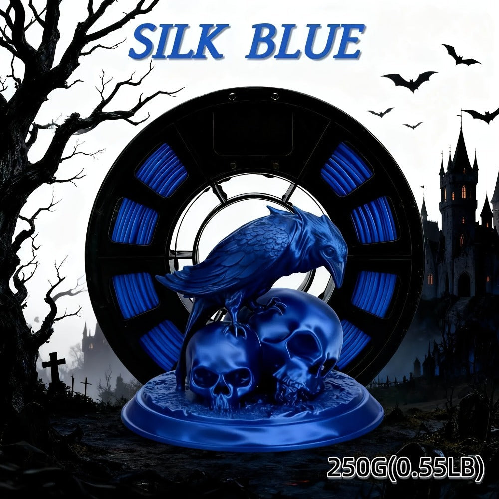 3D Printer Filament PLA 1.75mm 250g Finish Mix with Silk, Transparent and Solid Color Options