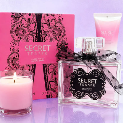 Perfume for Women 100ml in Pink Gift Box with Lychee-Jasmine-Vanilla Source Profile for Daily Wear