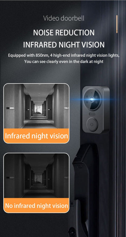Wireless Video Doorbell Camera No WiFi No App Required 4.3-inch IPS Monitor 960P Night Vision for an Everyday Personal Care Routine