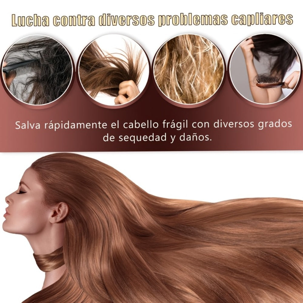 Batana Oil Hair Care Kit 3pcs — Pure Cold-Pressed Honduran Battana Hair Cream, Hair Oil & Essential Oil, Repairs Damage & Adds Shine, Nourishes Scalp, All Hair Types