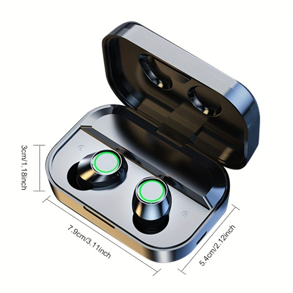 Wireless Earbuds Anime Mirror Style with Bluetooth 5.4, Digital Display and App Control in Two Colors