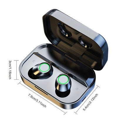 Wireless Earbuds Anime Mirror Style with Bluetooth 5.4, Digital Display and App Control in Two Colors