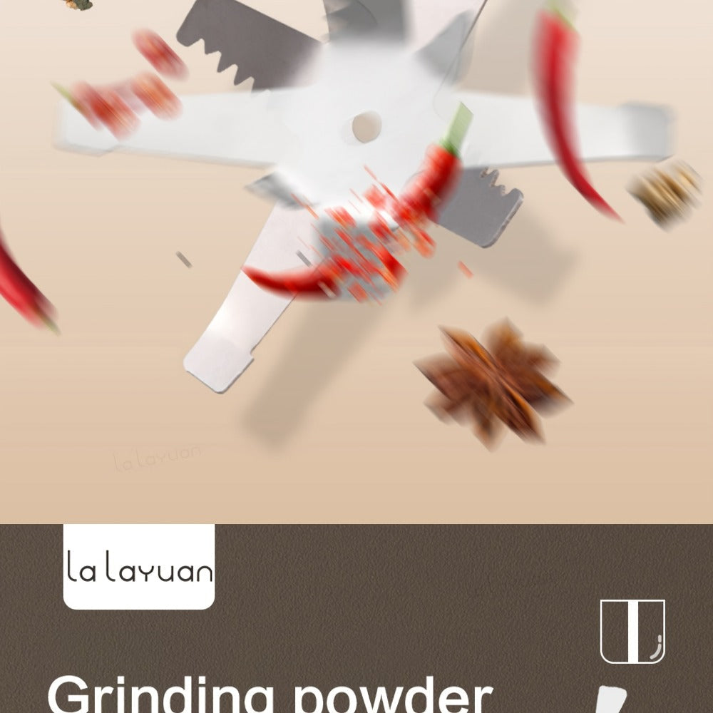Electric Coffee Grinder with Stainless Blade, Press-Button Control and Stainless Steel or Silver Finish