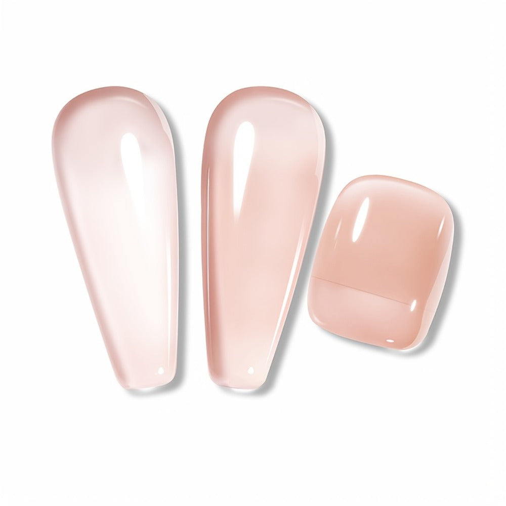 Gel Nail Polish in 10ml Nude Jelly with Skin-Tone Glass Finish and JN05, JN68, JN75 or JN76