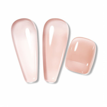Gel Nail Polish in 10ml Nude Jelly with Skin-Tone Glass Finish and JN05, JN68, JN75 or JN76
