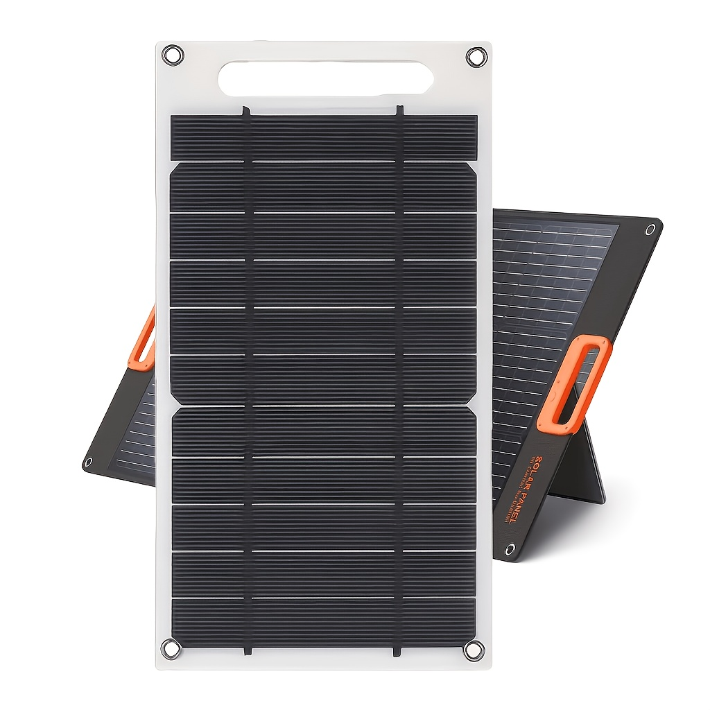 Solar Charging Panel 4W 10W Compact Lightweight Single-Crystal Monocrystalline Micro USB for Mobile Phone Power Bank Camera Speaker Hiking Camping Outdoor Travel