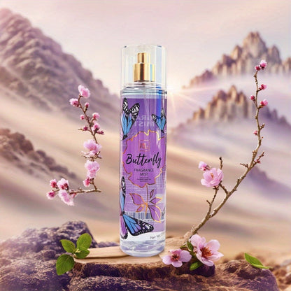 Body Mist Perfume Spray 8oz – 12 Scents Floral Hair & Body Fragrance for Women, Rose, Cherry Blossom, Beach, Long-Lasting Light Scent, Unisex Daily Wear Gift