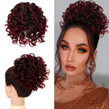 Black Mix Burgundy Ombre