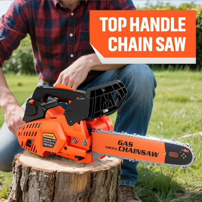Mixed Gas Chainsaw Options with 12-Inch Compact Color Models and 20-Inch BlackRed Configuration