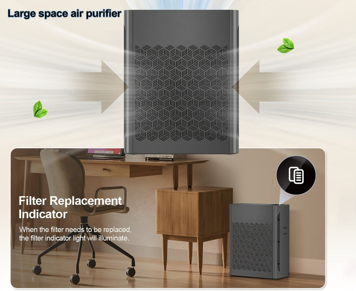Air Purifier with 1095 Sq Ft Coverage, Air Quality Display, Timer and Four Retained Color Finishes