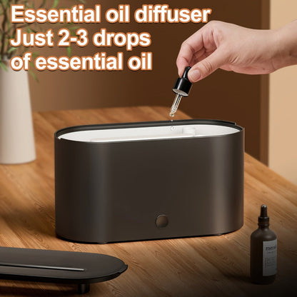 Humidifier Mini Flame-Effect USB Diffuser with Three Mist Levels and One, Two or Three-Piece Sets