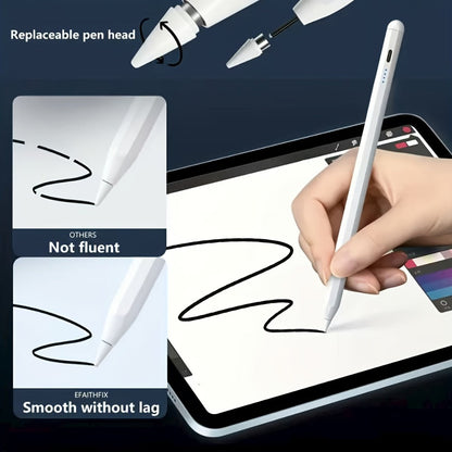 USB-C Rechargeable Stylus Pen with Top Power Button and Single-Pen, Two-Pen or Storage-Bag Bundle Options