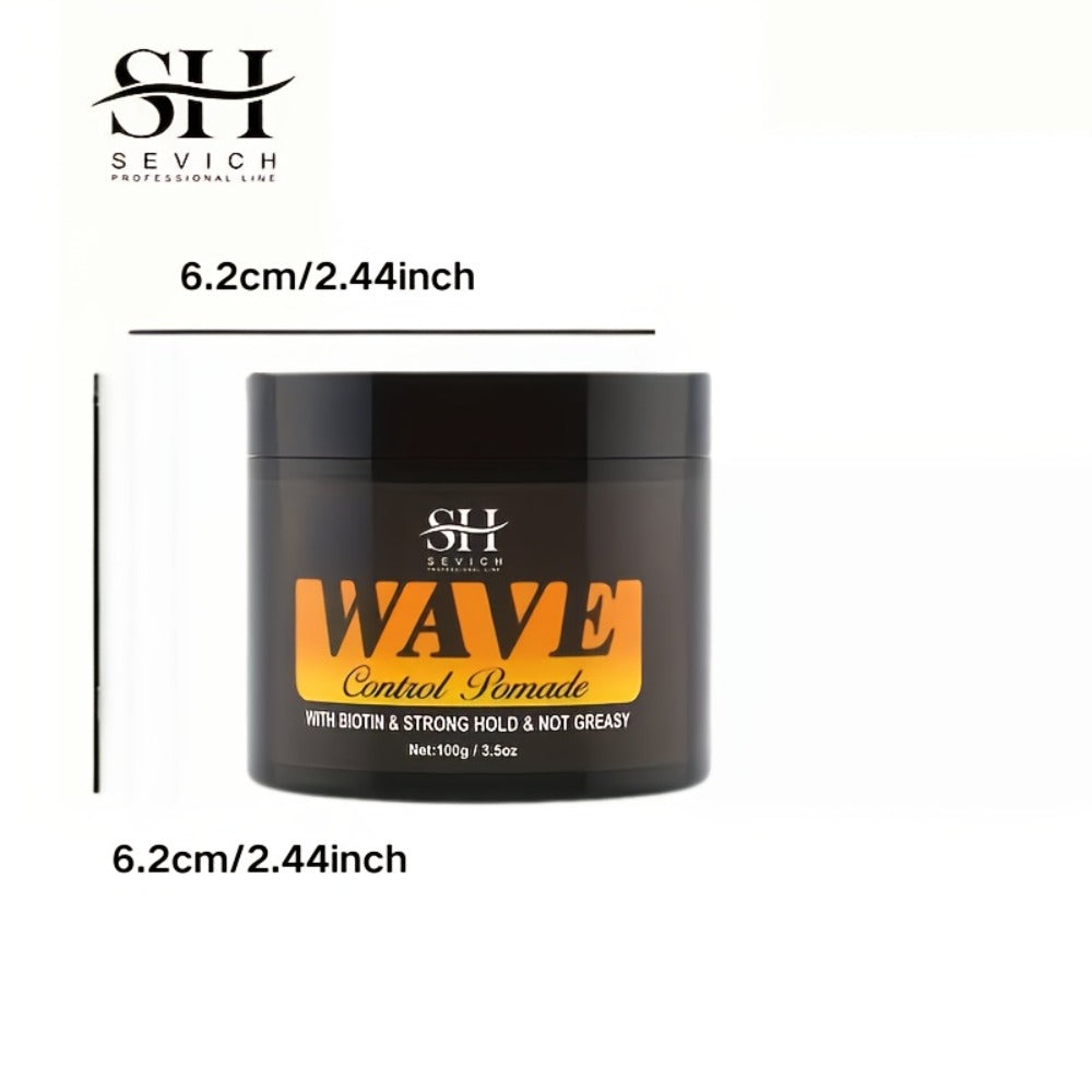 360 Wave Pomade with Jojoba Oil for Dreads, Locks, Twists and Curly Hair in Three Styling Options