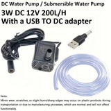 Water Pump+Adapter +Water pipe