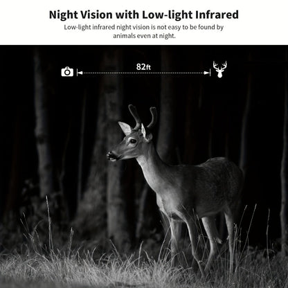 Solar Powered 4G Trail Camera 4K Live View 0.2s Trigger Speed 120° Wide Angle 850nm Night Vision No WiFi Needed Cellular Hunting Wildlife Game Camera with Remote Phone Access