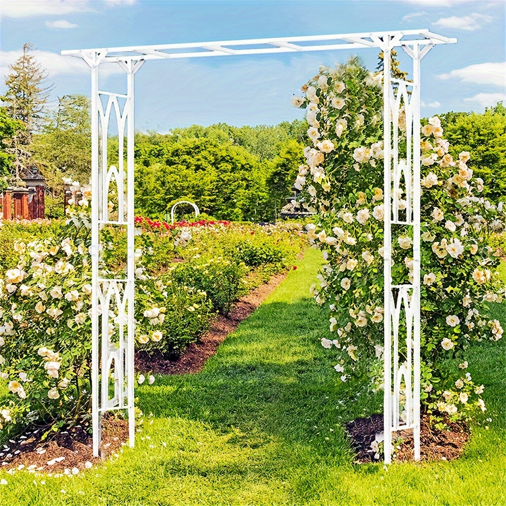 Wedding Arch Metal Garden Arbor Pergola Rose Trellis Backdrop Stand