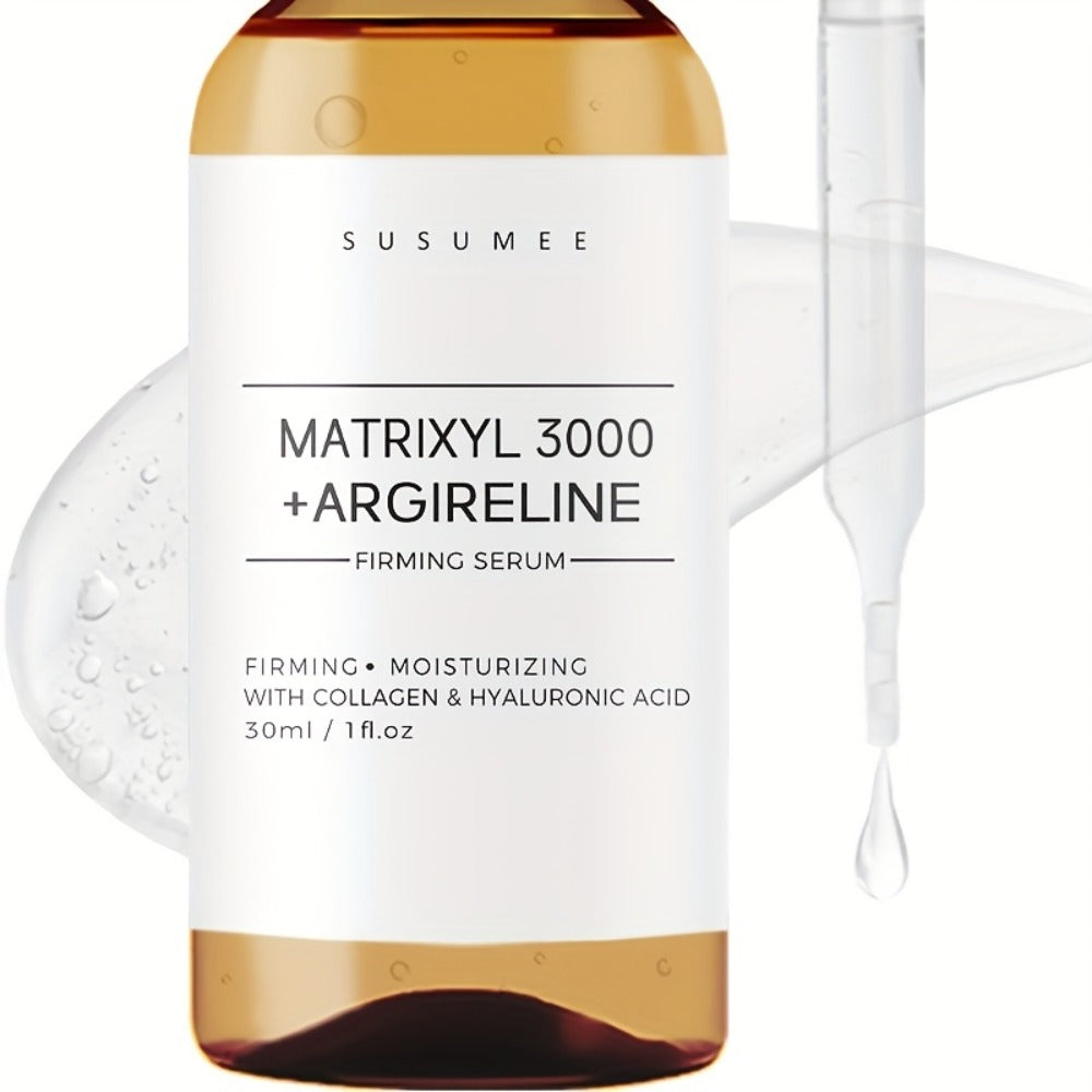 Matrixyl 3000 + Argireline Serum with Collagen, Hyaluronic Acid & Peptides — Anti-Aging Firming Face Serum, Smooths Wrinkles & Expression Lines, Alcohol-Free, 30ml / 1 fl oz
