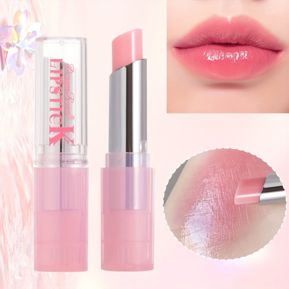 Color Changing Lip Balm Set 4Pcs Long-Lasting Moisturizing Hydrating Smudge-Proof Waterproof Temperature Sensitive Tinted Nourishing Lip Care Lipstick Gift for Women