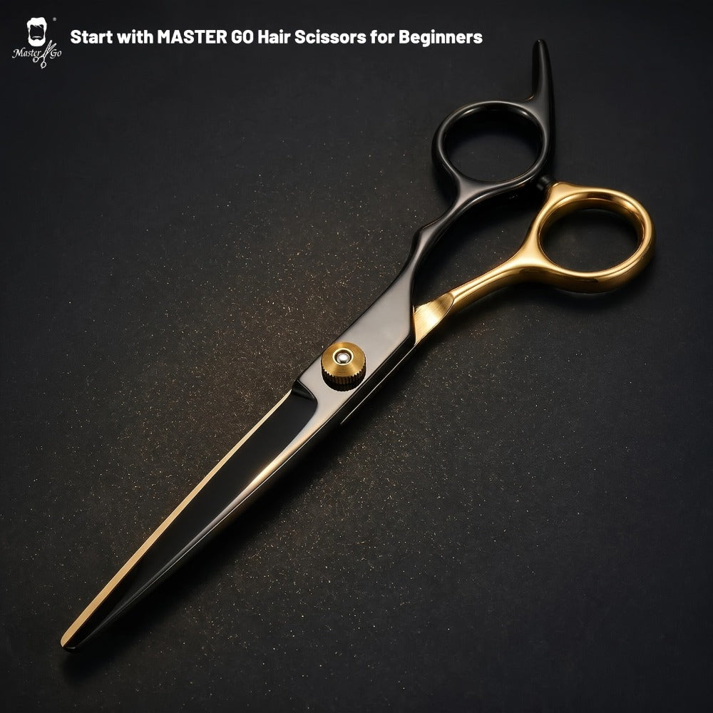 13-Piece Hair Cutting Scissors Kit with Straight and Thinning Shears, Combs, Cape and Storage Case