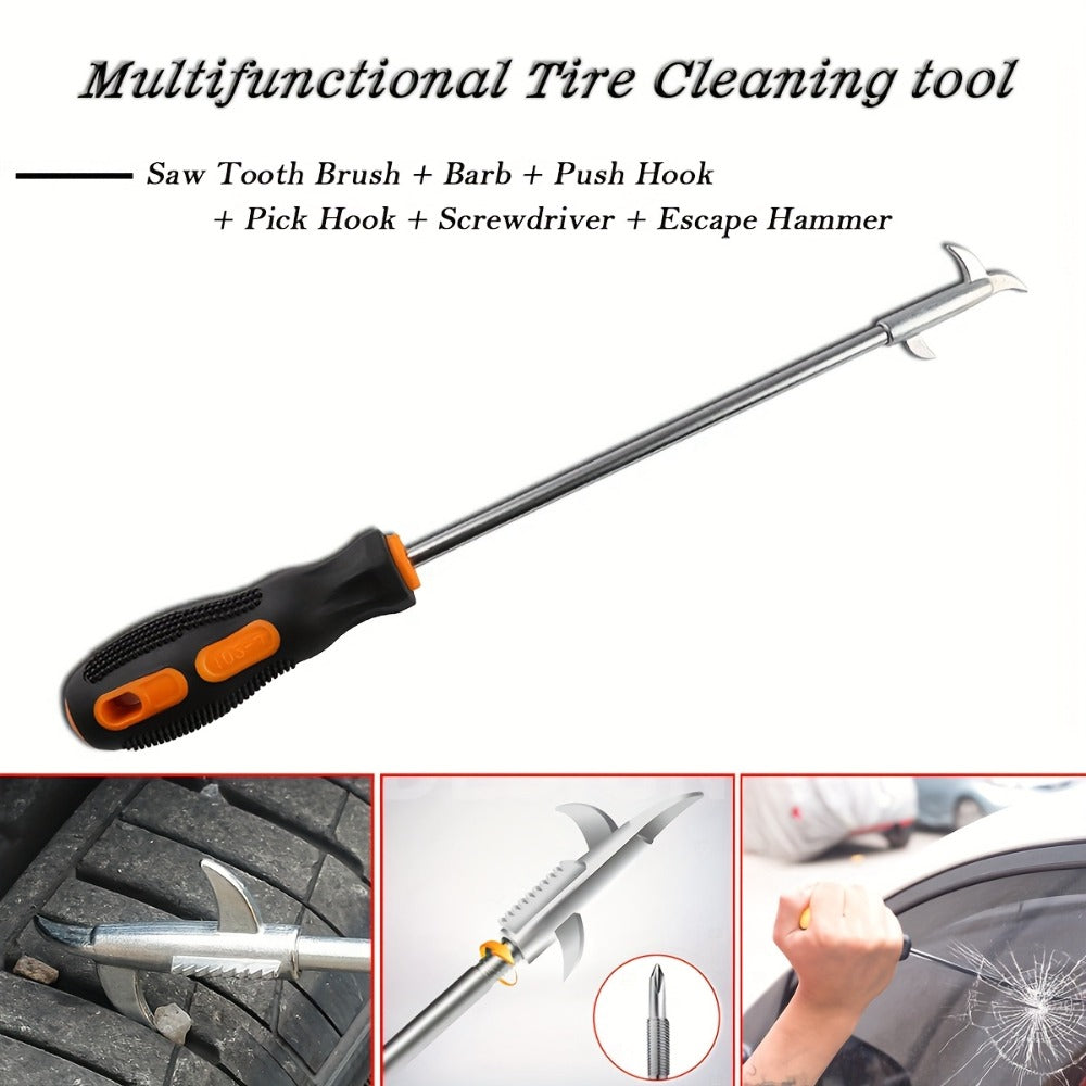 Car Lockout Kit Emergency Door Opener Tool Set with Carrying Bag - Portable Vehicle Unlock Kit for Locked Car Doors