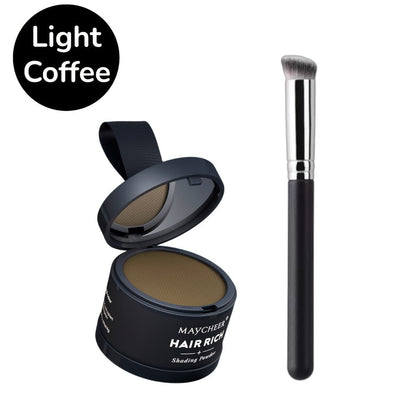 Beard Touch-Up Powder for Men - Instant Gray Coverage Beard Filler for Sparse Patchy Beard Eyebrows Hairline Temples Natural Finish Skin Friendly Long Lasting 5 Colors Available