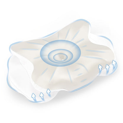 Memory Foam Cervical Pillow Ergonomic Contour Neck Support Orthopedic Bed Pillow for Side Back Stomach Sleepers with Cooling Pillowcase Queen King