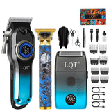 Blue Hair Clipper 3-piece Set