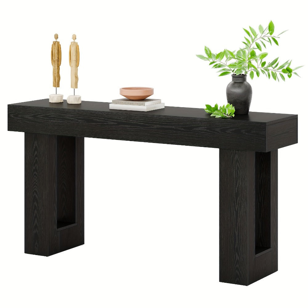 63-Inch Narrow Console Table, Hallway Accent Table for Entryway detail image - detail view 11