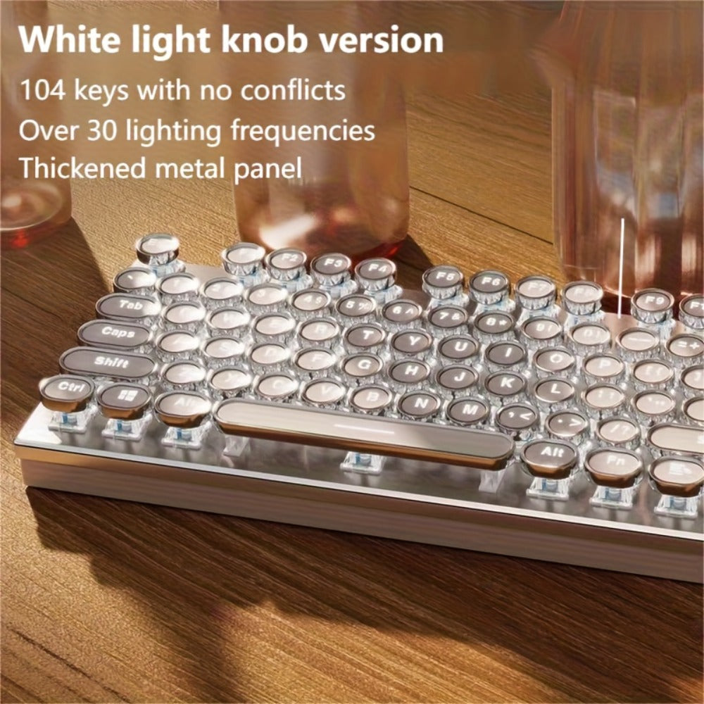 Hot-Swappable Mechanical Keyboard and Mouse Combo 34 Lighting Effects True Mechanical Blue for an Everyday Personal Care Routine