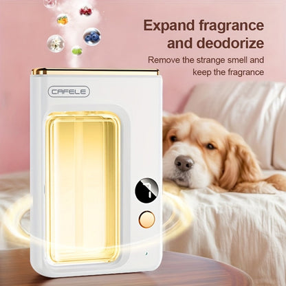 USB Aroma Diffuser with Seven Mist Levels, Front-Window Color Light and One Shangri-La or Encounter Oil Bottle