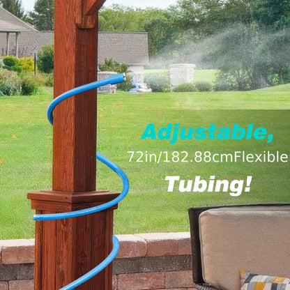 Misting System | Portable Outdoor Cooling Patio Pool Garden Hose Mist