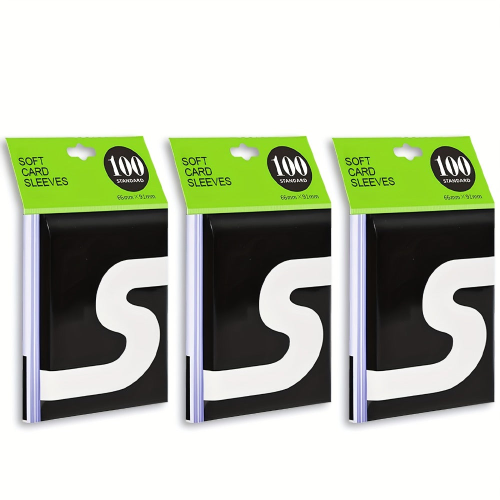 Clear Soft Trading Card Sleeves in 700, 1500, 2200, 3800 or 5400-Count Bulk Packs for Adult Collectors