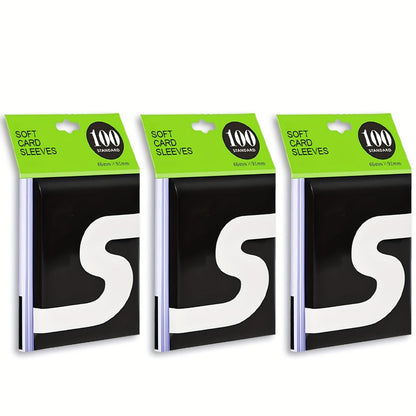 Clear Soft Trading Card Sleeves in 700, 1500, 2200, 3800 or 5400-Count Bulk Packs for Adult Collectors