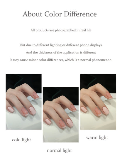 Gel Nail Polish – Set 8 Colors Semi-Permanent Soak-Off LED Cure Long-Lasting Manicure Kit - 0.51oz Each Bottle Gentle Pink Shades…