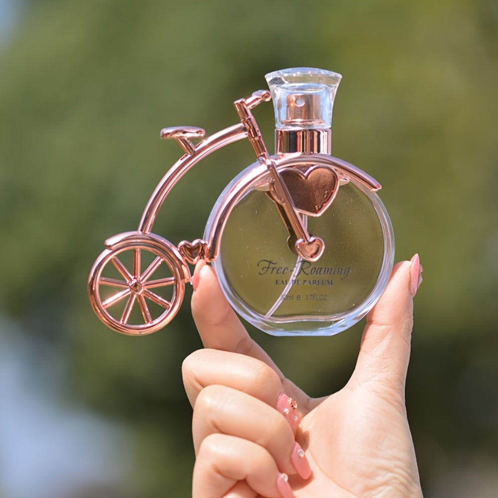 Perfume for Women in 50ml Bicycle-Inspired Bottle with Floral-Fruity Profile and Warm Musk Base