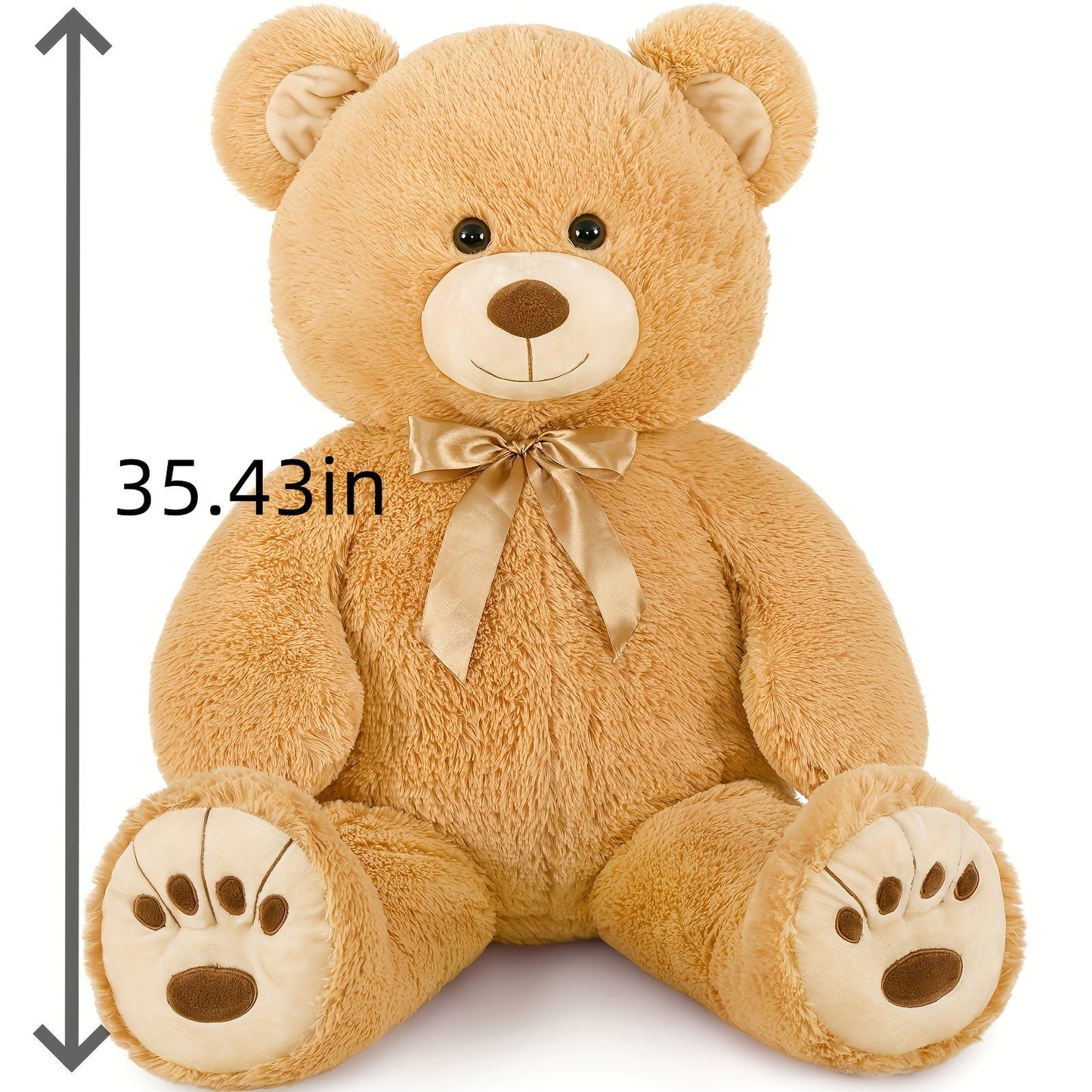 Giant Teddy Bear Brown XXL – Oversized Soft Cuddly Stuffed Animal Plush Toy, Valentine's Day Gift for Girlfriend Her Him, Birthday Baby Shower Kids Girls Large Bear Room Decoration