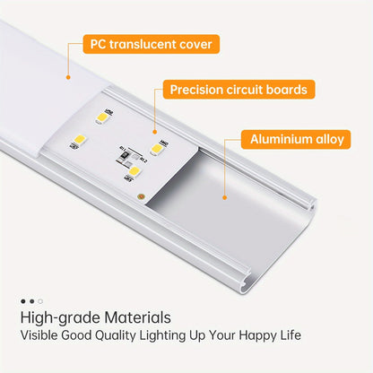 Two-Piece 7.9-Inch Motion Sensor Cabinet Light Set with Remote, USB Charging and Three Light Colors