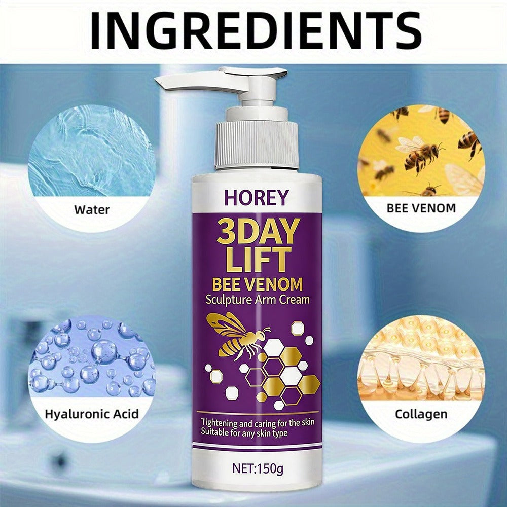 150 g Bee Venom-Labeled Body Cream in Single Arm-Cream Checkout Configuration for Skin Care Routines