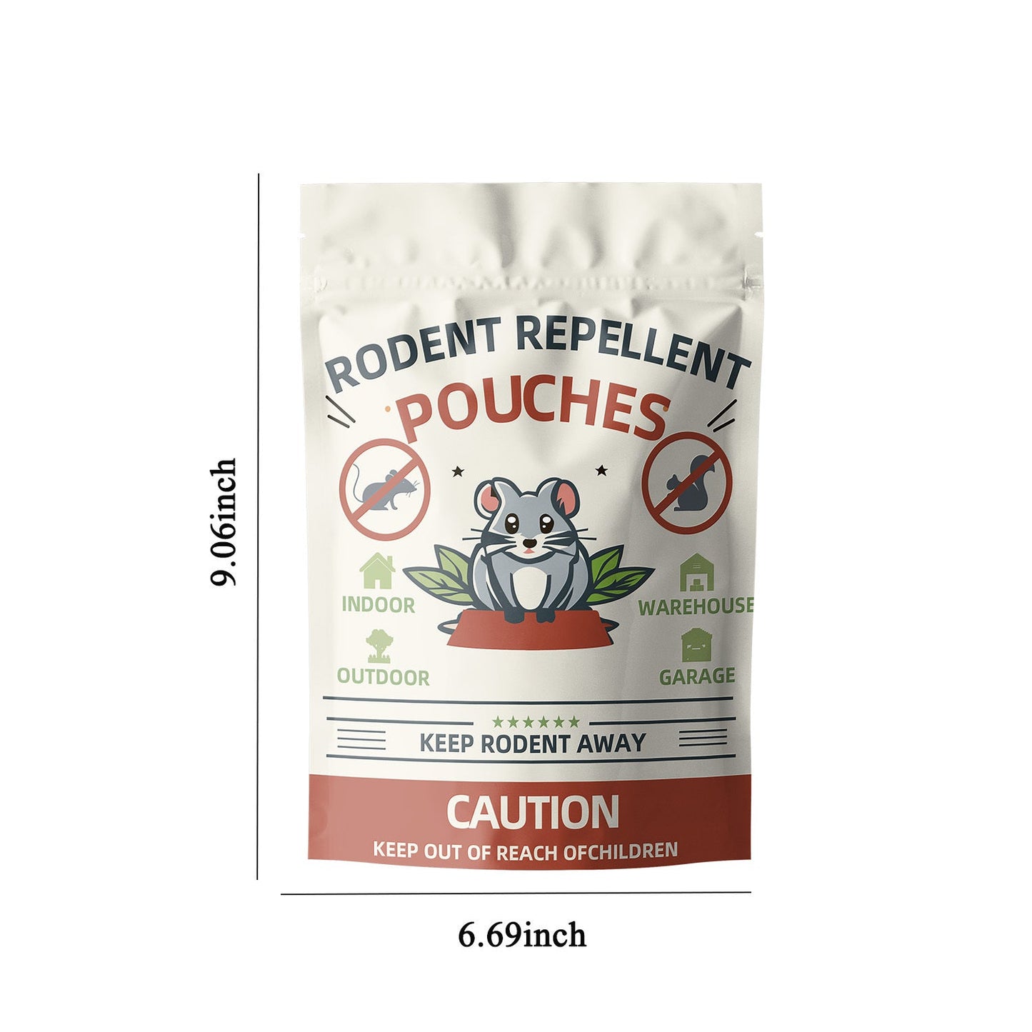 Mouse Repellent | Peppermint Pouches Car RV Garage Camper Indoor Outdoor