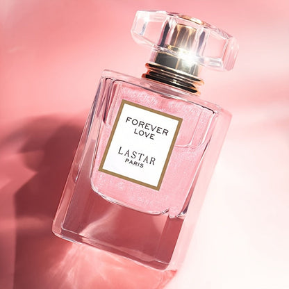 LASTAR Forever Love Shimmer Pink Eau de Parfum Spray, 55ml Bottle with Floral and Fruity Scent Profile